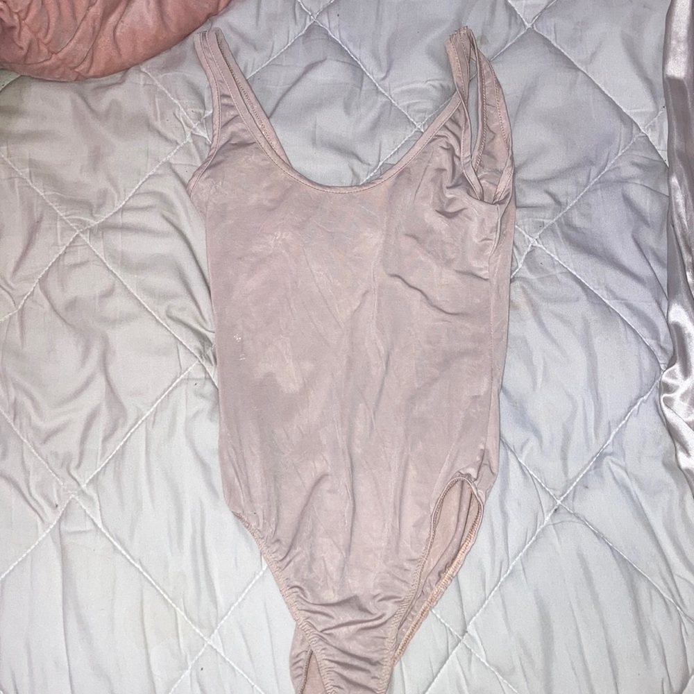 Cream body suit